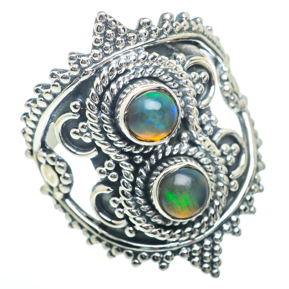 Ethiopian Opal Rings handcrafted by Anasilvercos - RING73340