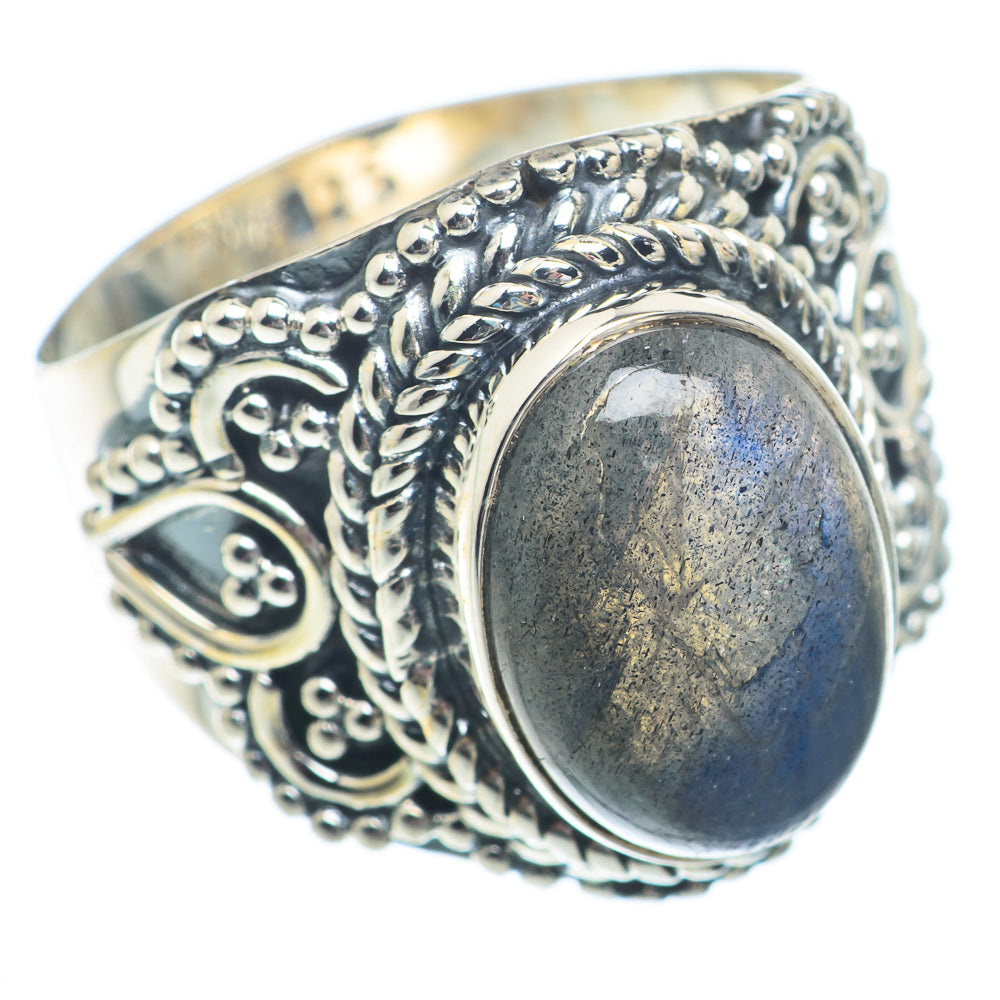 Labradorite Rings handcrafted by Anasilvercos - RING73341