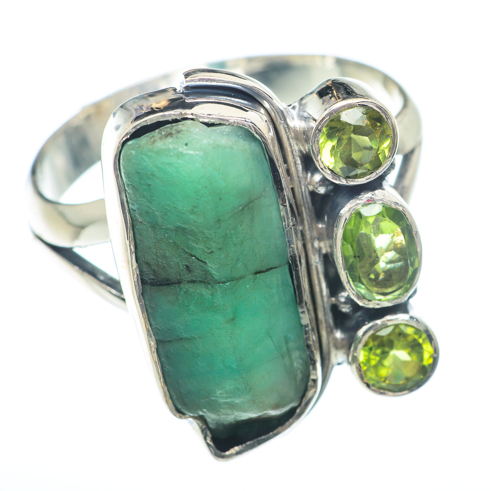 Chrysoprase Rings handcrafted by Anasilvercos - RING73349