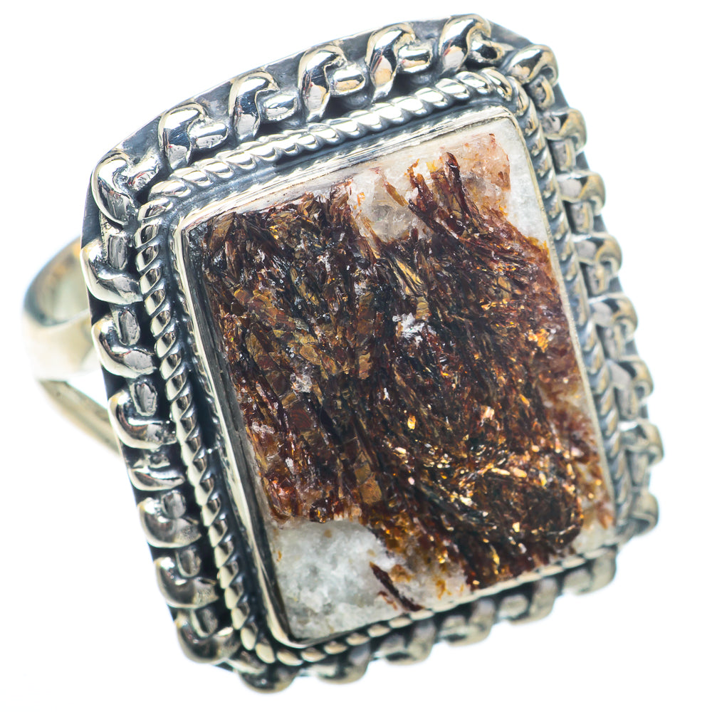 Astrophyllite Rings handcrafted by Anasilvercos - RING73352