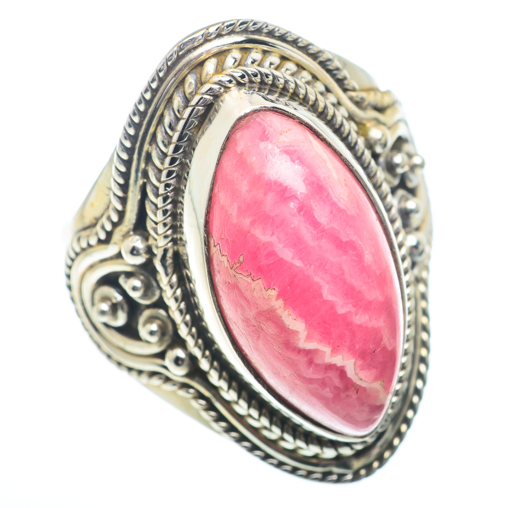 Rhodochrosite Rings handcrafted by Anasilvercos - RING73358
