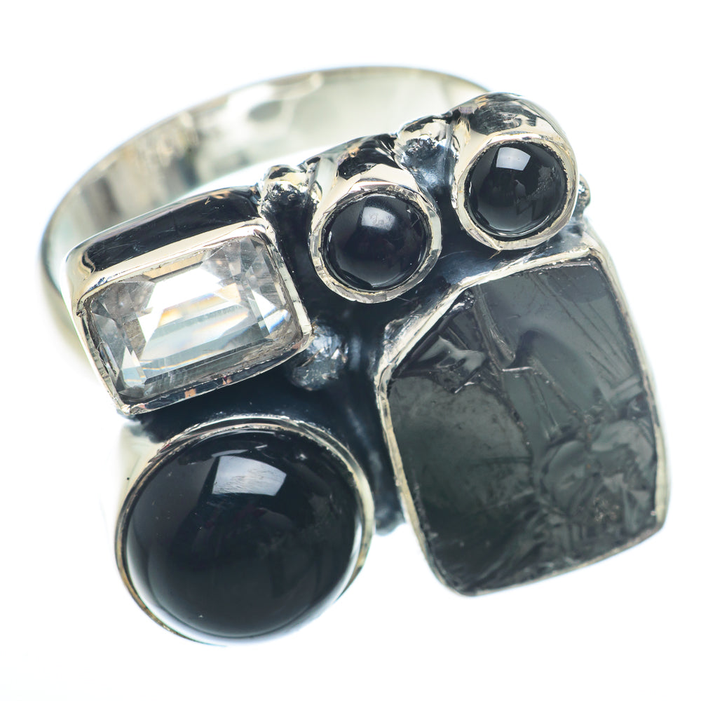 Black Onyx Rings handcrafted by Anasilvercos - RING73365