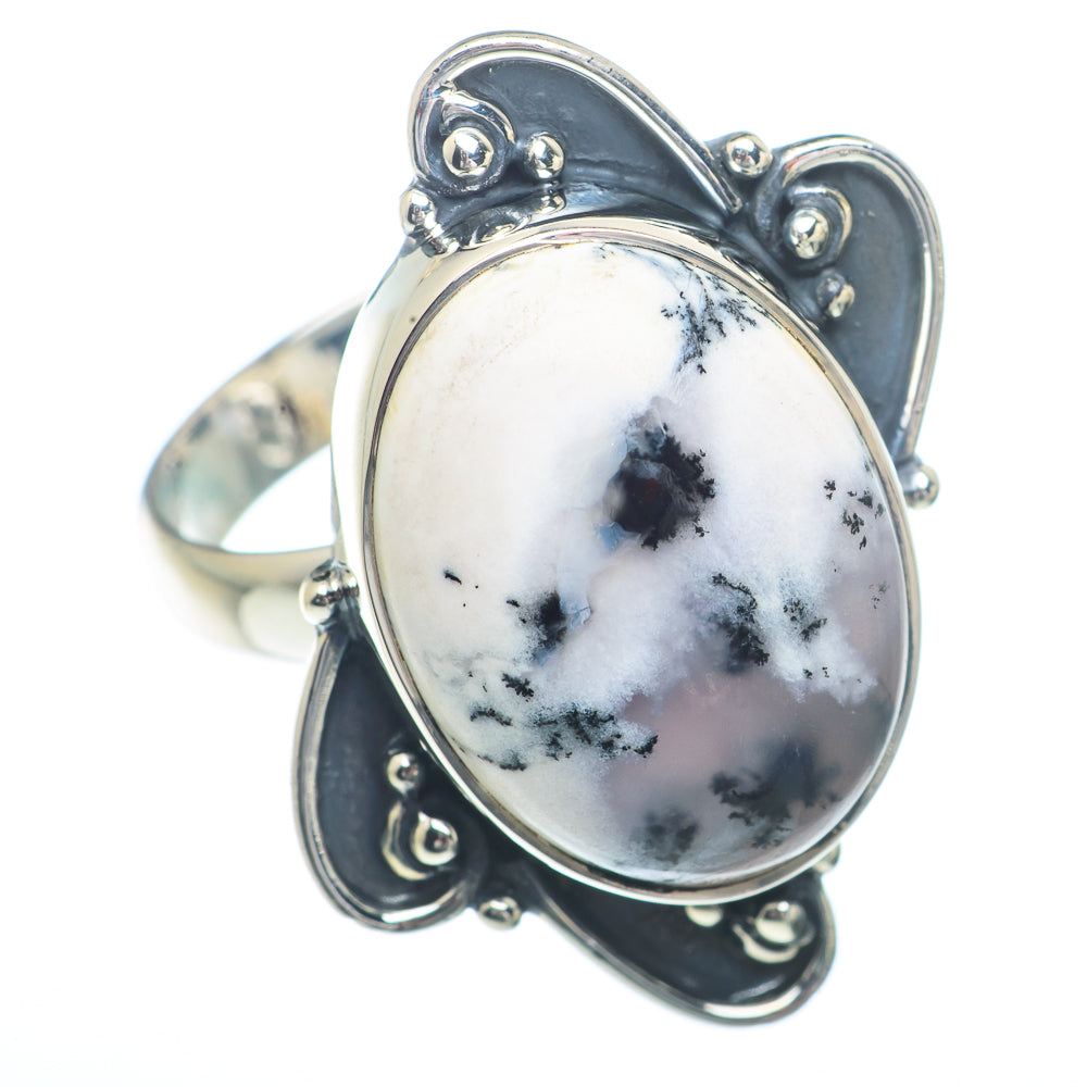 Dendritic Opal Rings handcrafted by Anasilvercos - RING73367