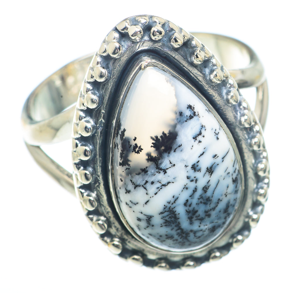 Dendritic Opal Rings handcrafted by Anasilvercos - RING73372
