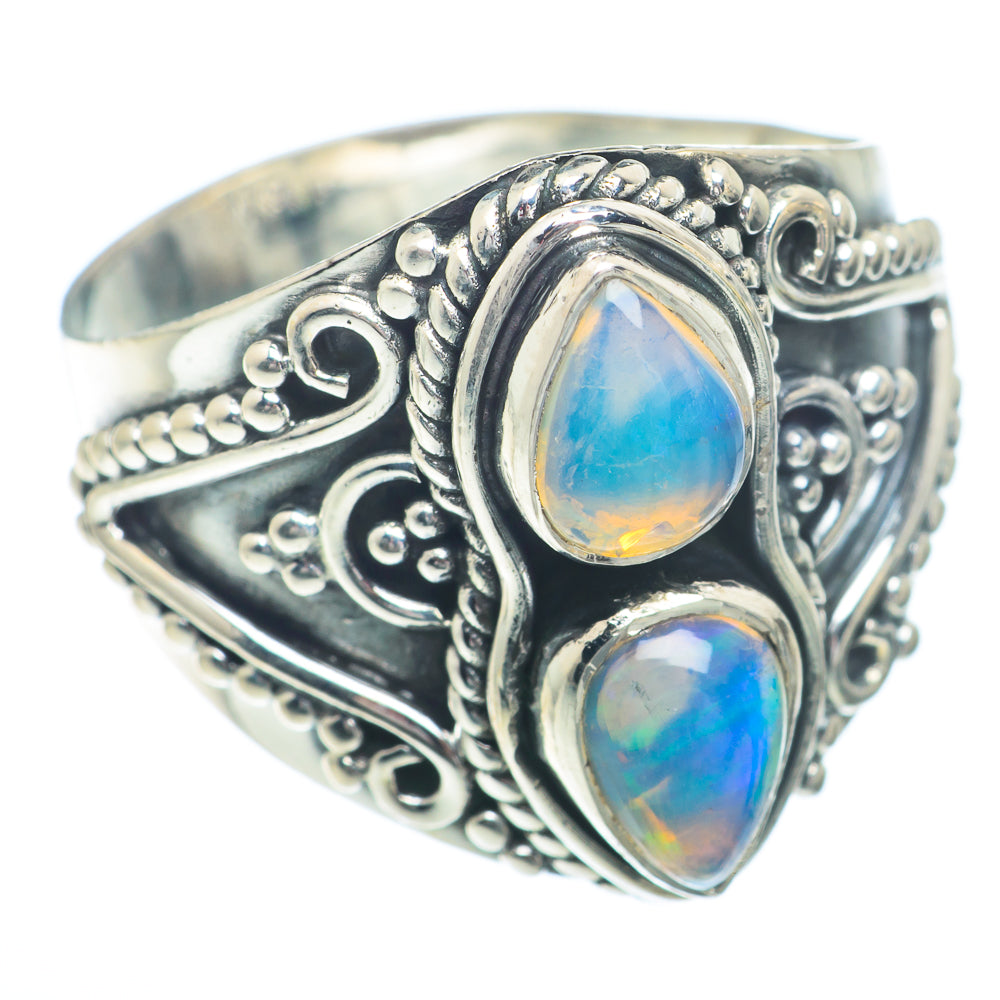 Ethiopian Opal Rings handcrafted by Anasilvercos - RING73376