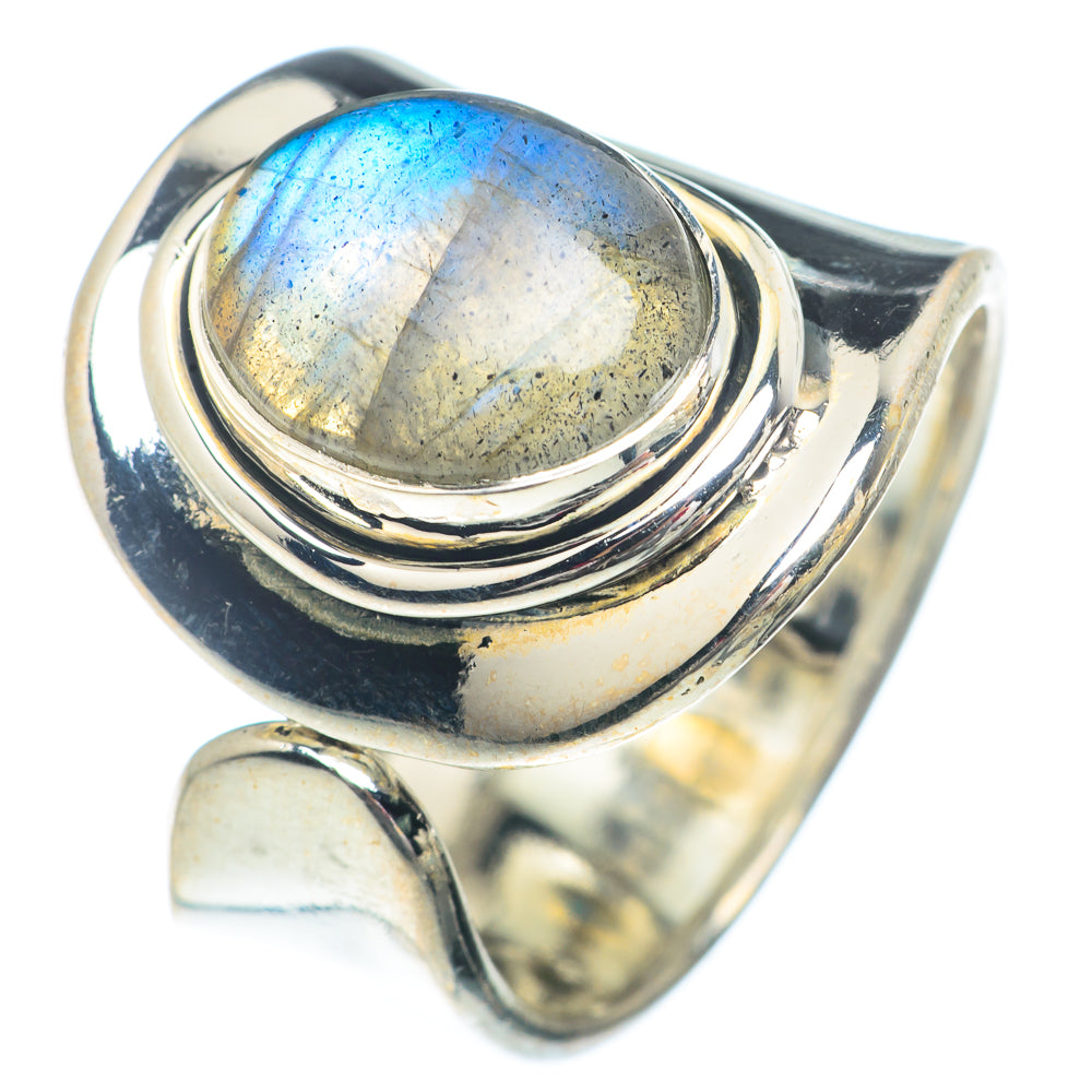 Labradorite Rings handcrafted by Anasilvercos - RING73378
