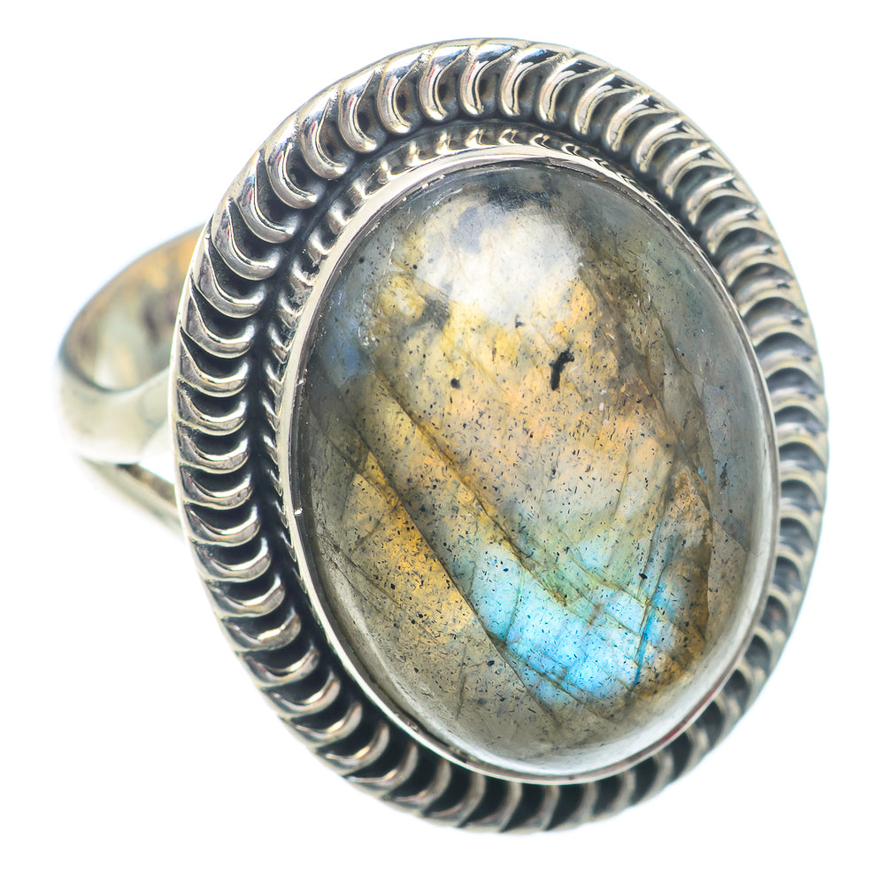 Labradorite Rings handcrafted by Anasilvercos - RING73382