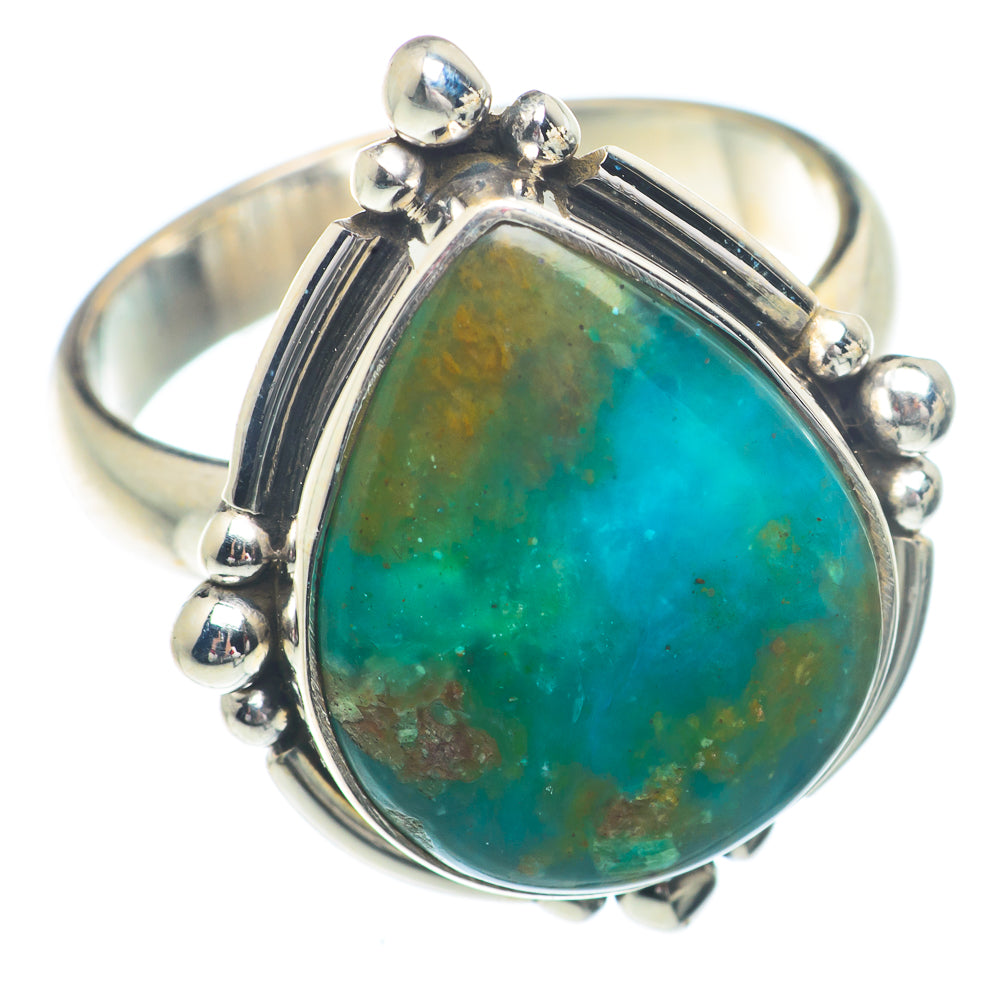 Chrysocolla Rings handcrafted by Anasilvercos - RING73384