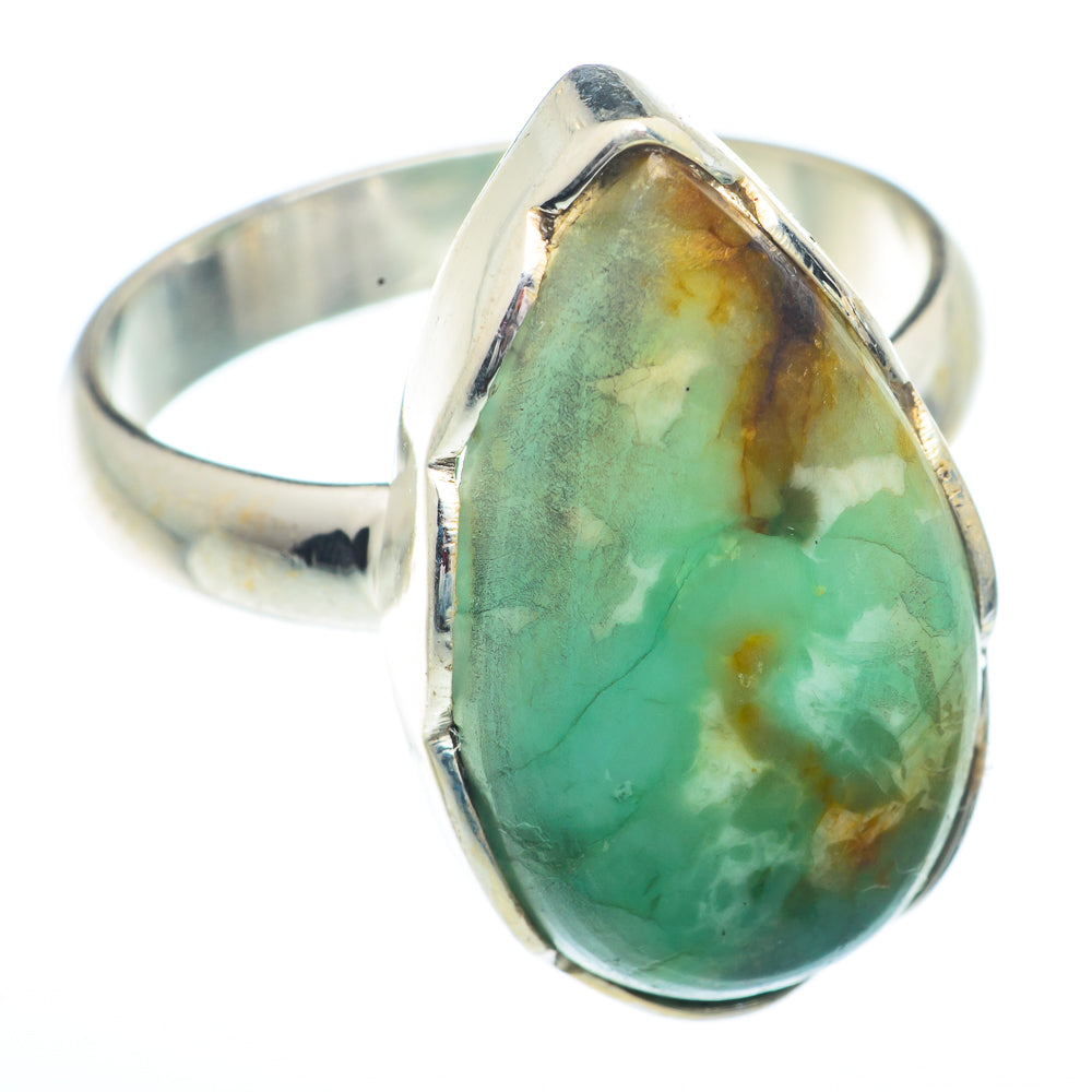Chrysoprase Rings handcrafted by Anasilvercos - RING73386