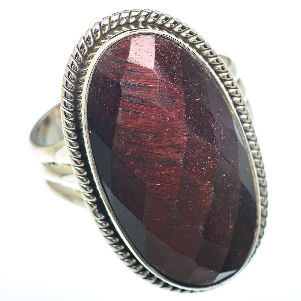 Red Tiger Eye Rings handcrafted by Anasilvercos - RING73391