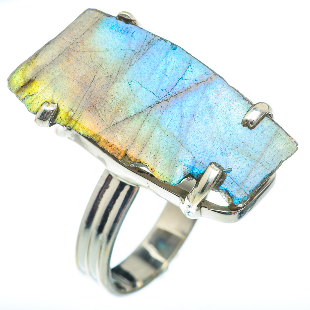Labradorite Rings handcrafted by Anasilvercos - RING73410