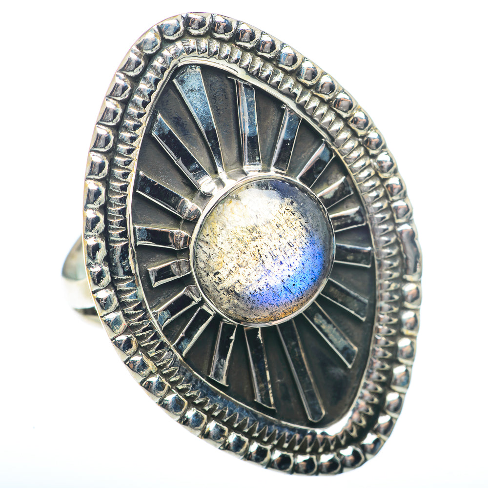 Labradorite Rings handcrafted by Anasilvercos - RING73416