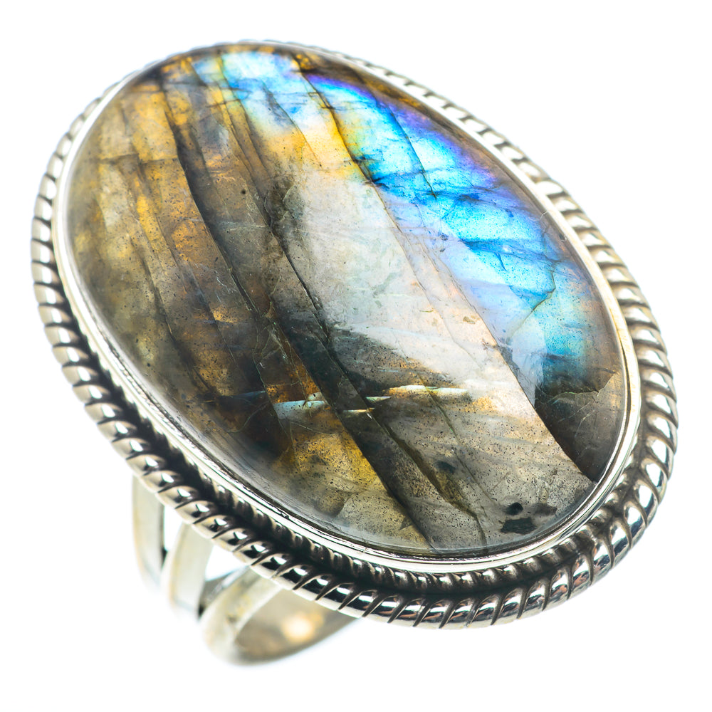 Labradorite Rings handcrafted by Anasilvercos - RING73420