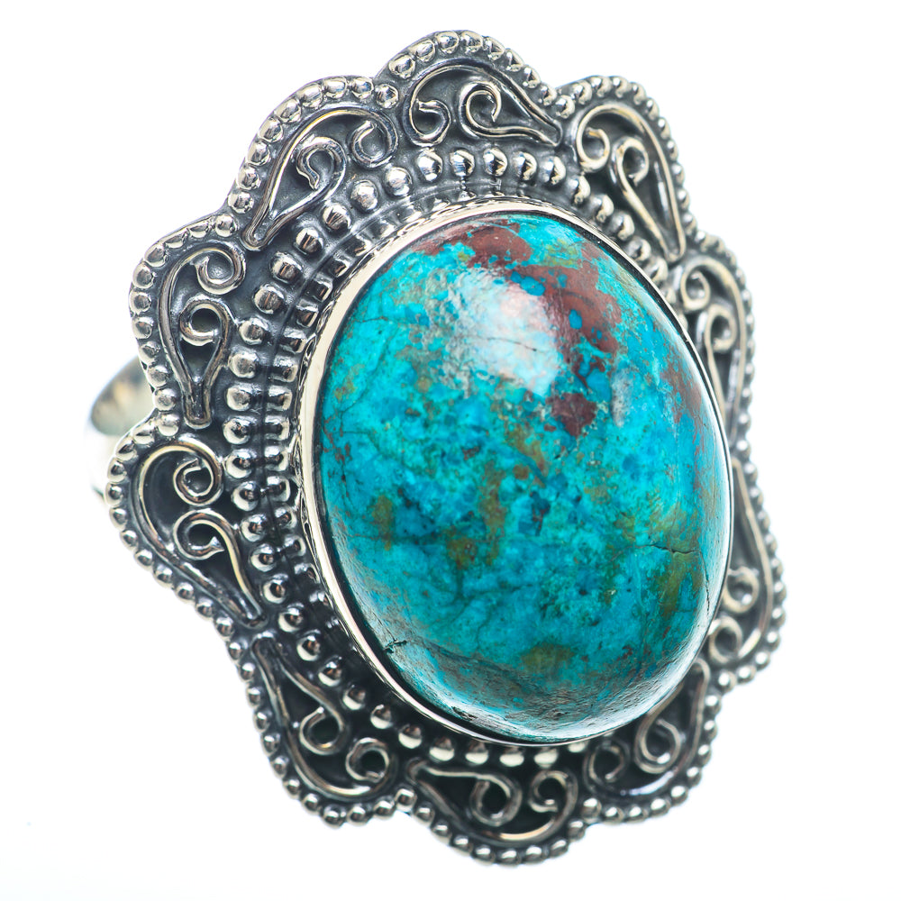 Chrysocolla Rings handcrafted by Anasilvercos - RING73424