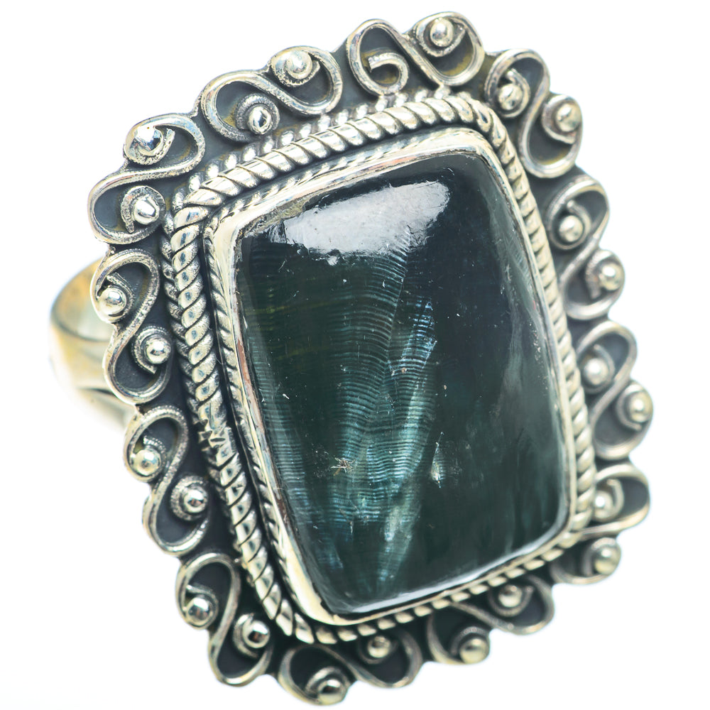 Seraphinite Rings handcrafted by Anasilvercos - RING73427