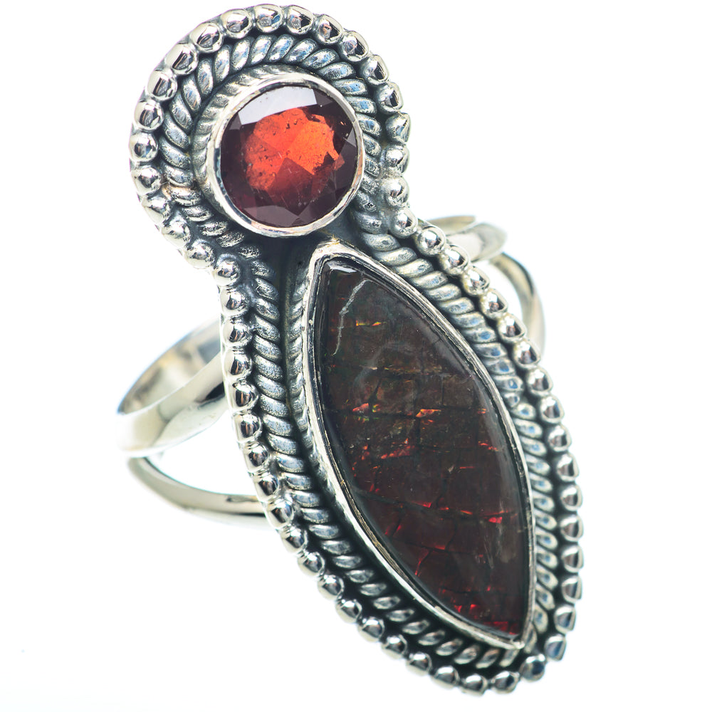 Ammolite Rings handcrafted by Anasilvercos - RING73435