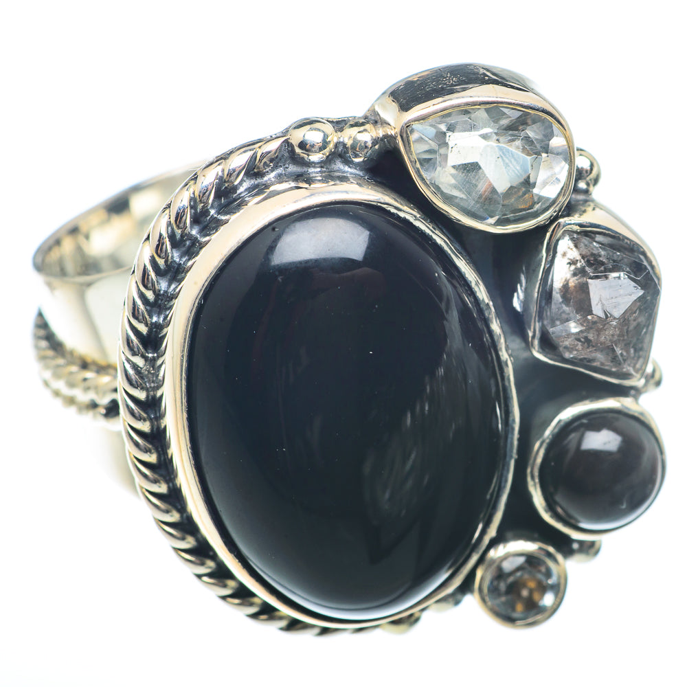 Black Onyx Rings handcrafted by Anasilvercos - RING73441