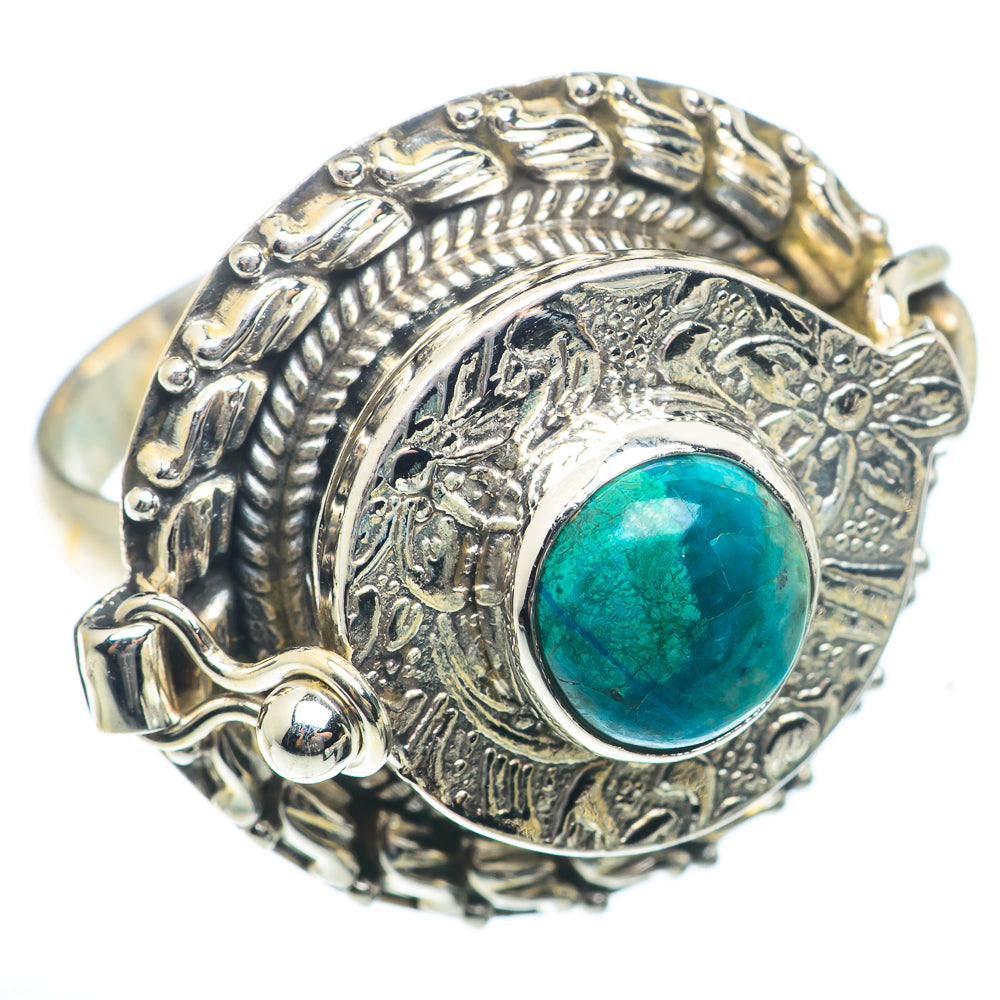 Chrysocolla Rings handcrafted by Anasilvercos - RING73458