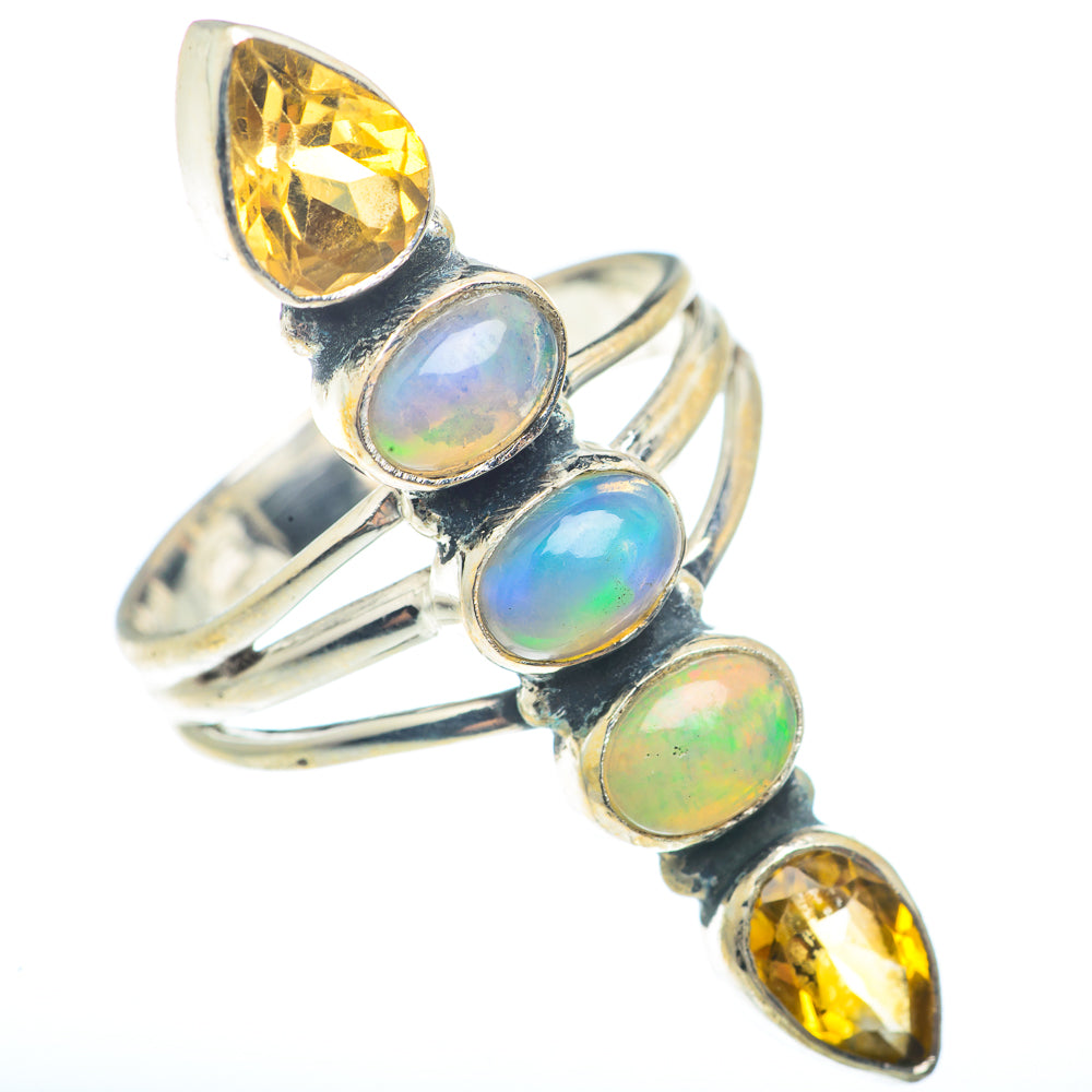 Ethiopian Opal Rings handcrafted by Anasilvercos - RING73471