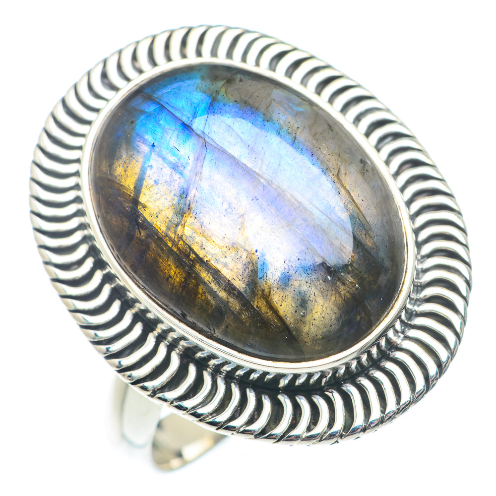 Labradorite Rings handcrafted by Anasilvercos - RING73473