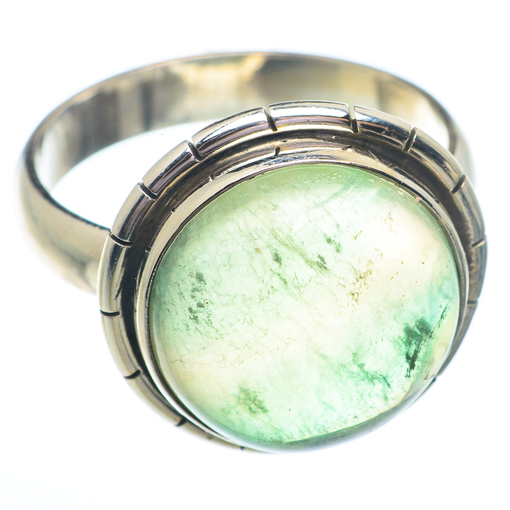 Green Fluorite Rings handcrafted by Anasilvercos - RING73483