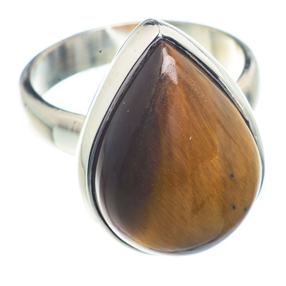 Tiger Eye Rings handcrafted by Anasilvercos - RING73486