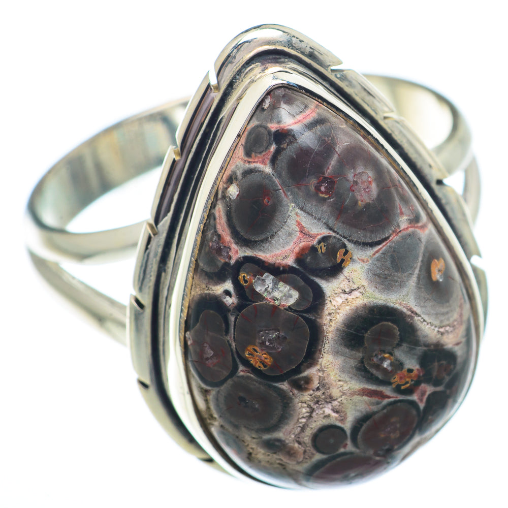Poppy Jasper Rings handcrafted by Anasilvercos - RING73487