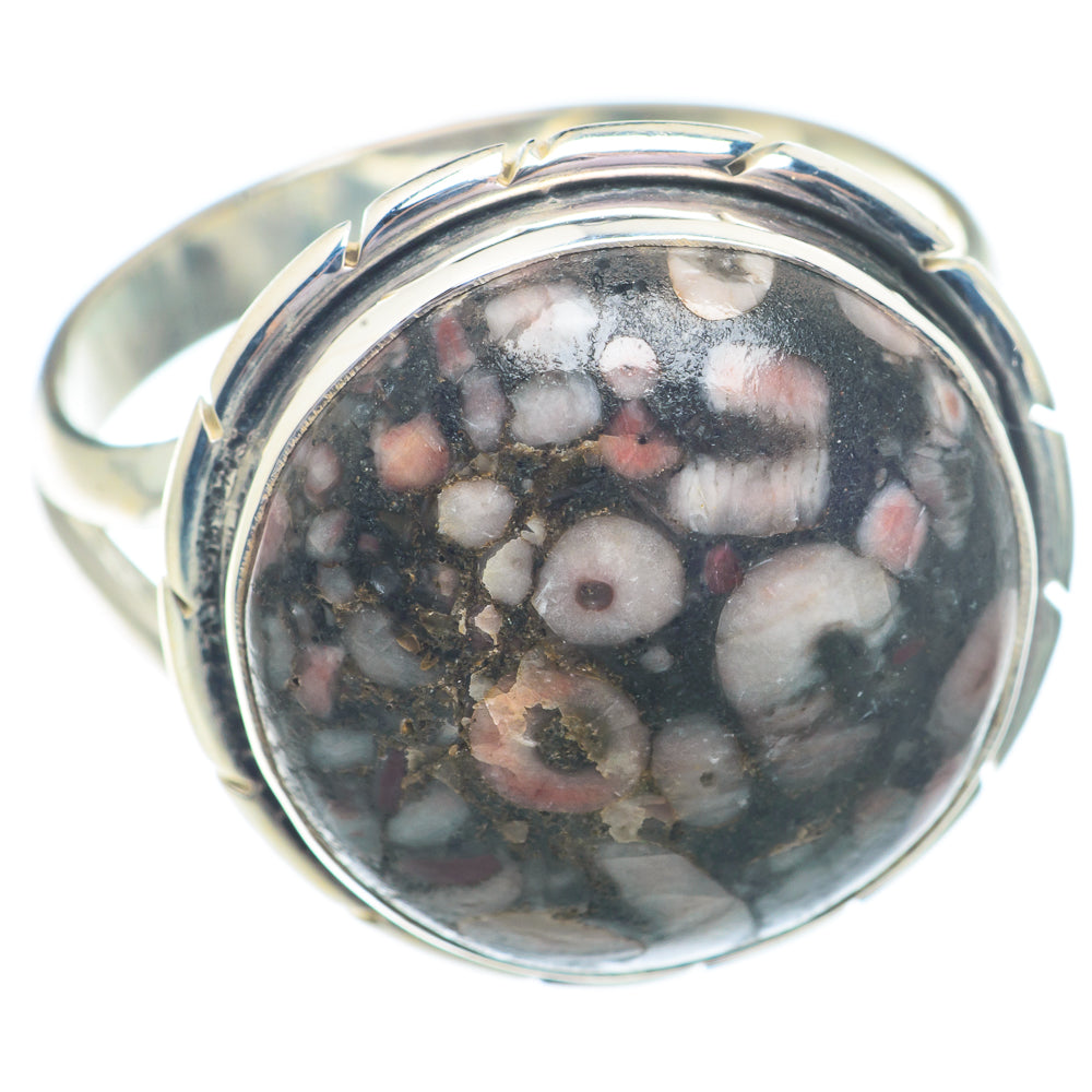 Crinoid Fossil Rings handcrafted by Anasilvercos - RING73488