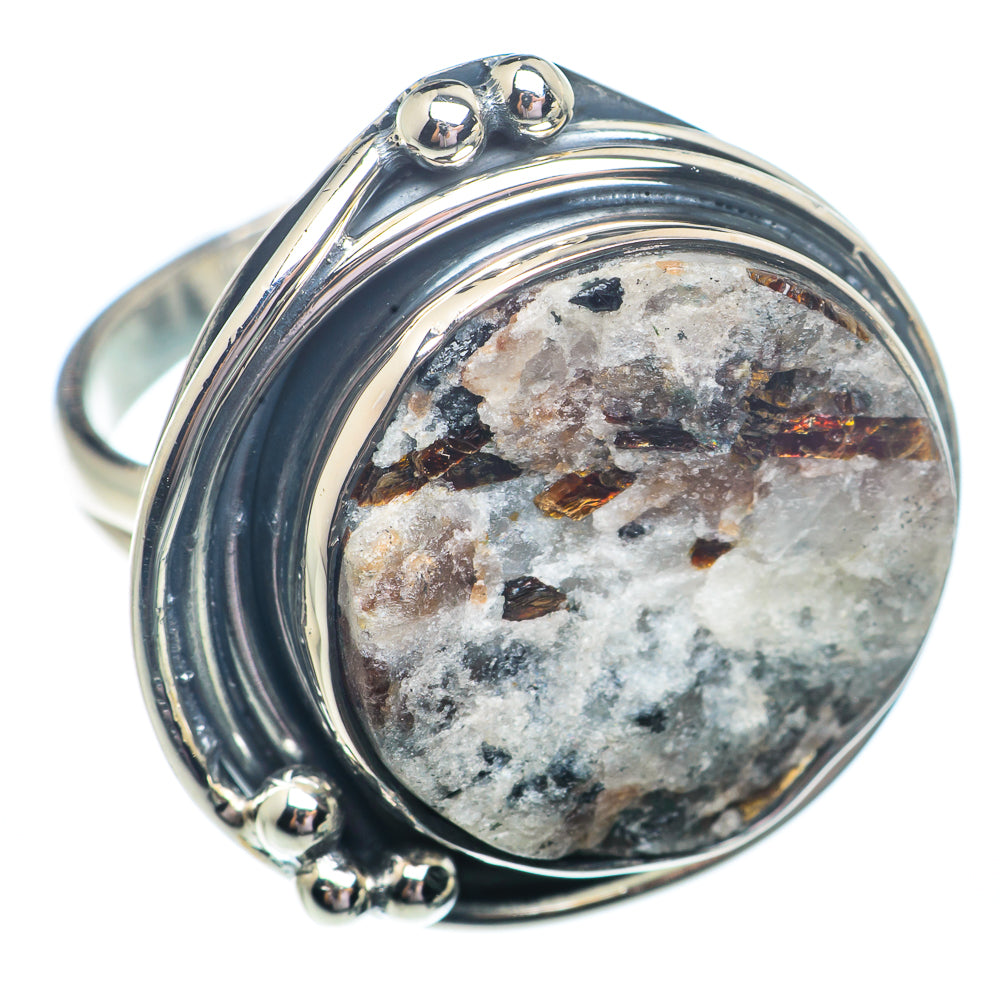Astrophyllite Rings handcrafted by Anasilvercos - RING73489