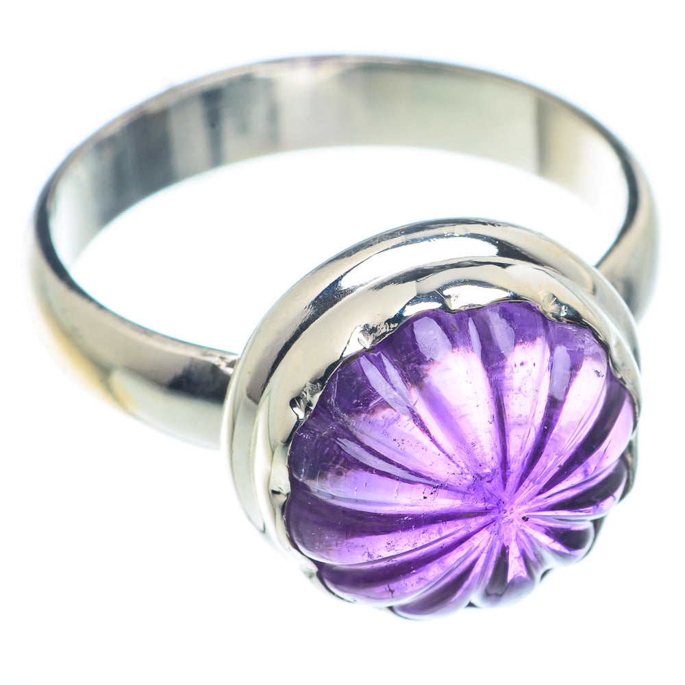 Amethyst Stalactite Rings handcrafted by Anasilvercos - RING73501