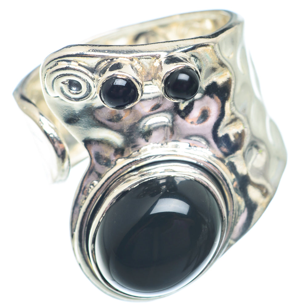Black Onyx Rings handcrafted by Anasilvercos - RING73506