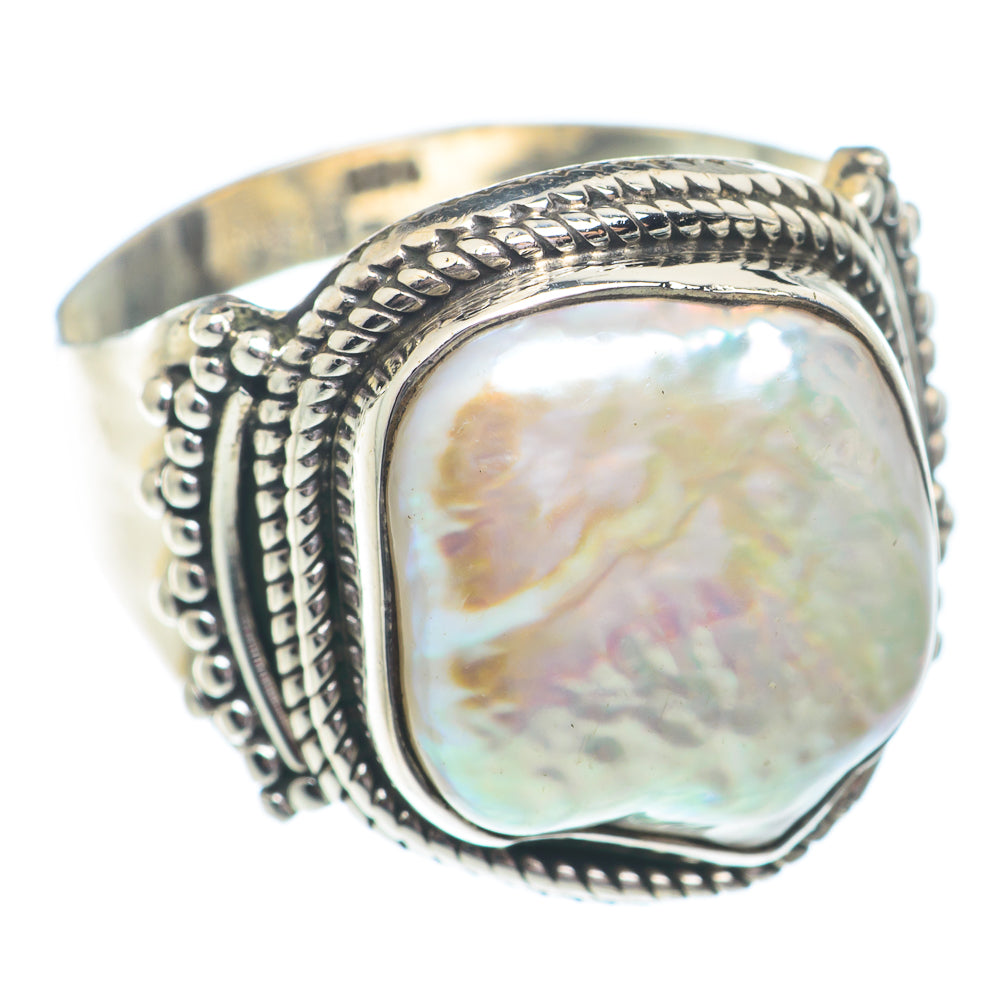 Mother Of Pearl Rings handcrafted by Anasilvercos - RING73511