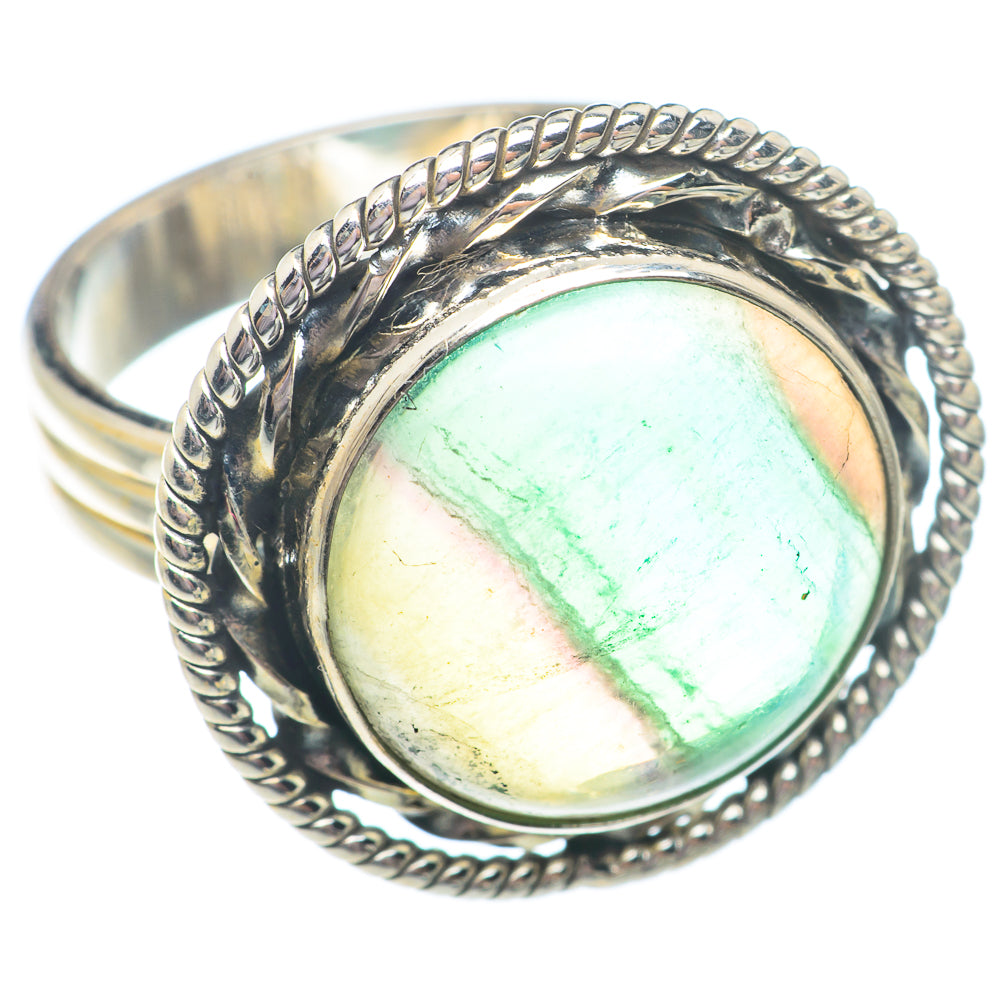 Green Fluorite Rings handcrafted by Anasilvercos - RING73514
