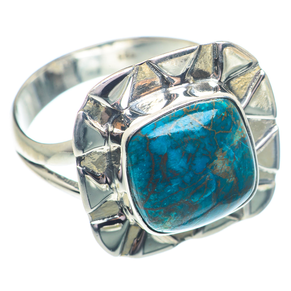 Chrysocolla Rings handcrafted by Anasilvercos - RING73524