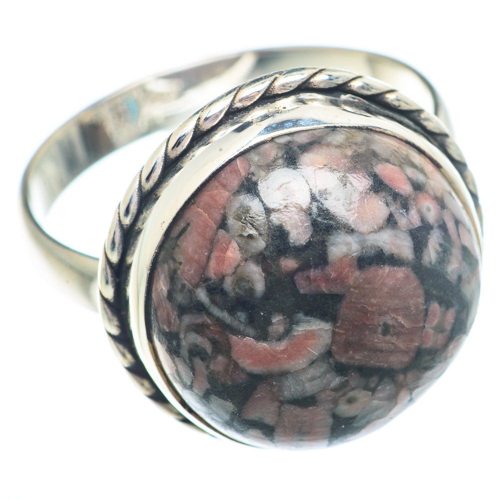 Crinoid Fossil Rings handcrafted by Anasilvercos - RING73536