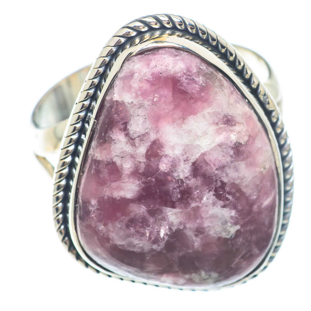 Lepidolite Rings handcrafted by Anasilvercos - RING73544