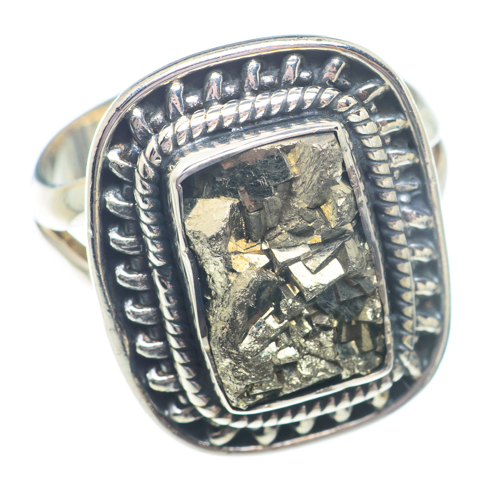 Pyrite Rings handcrafted by Anasilvercos - RING73554