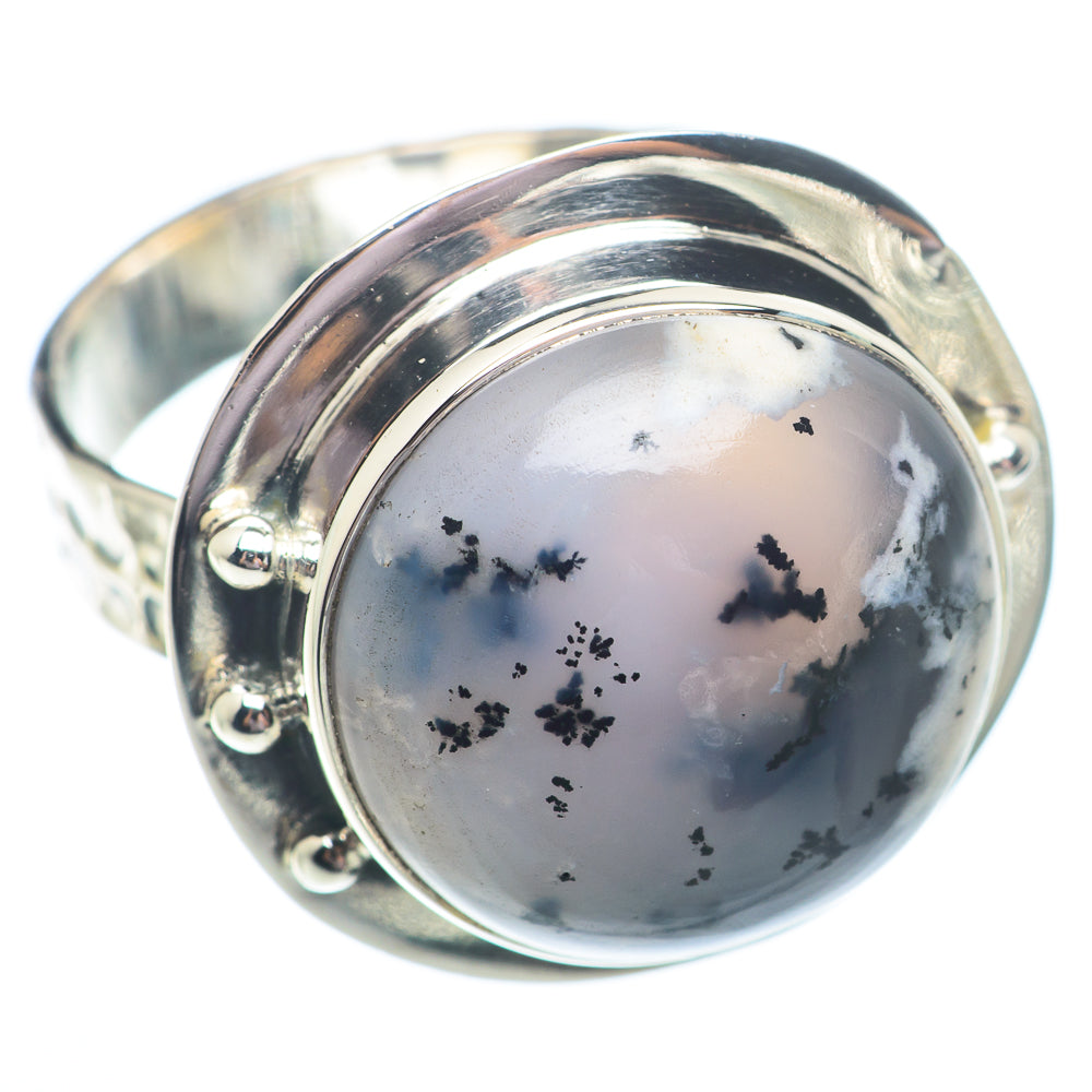 Dendritic Opal Rings handcrafted by Anasilvercos - RING73558