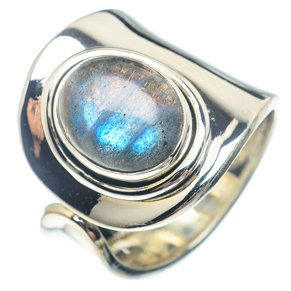 Labradorite Rings handcrafted by Anasilvercos - RING73571