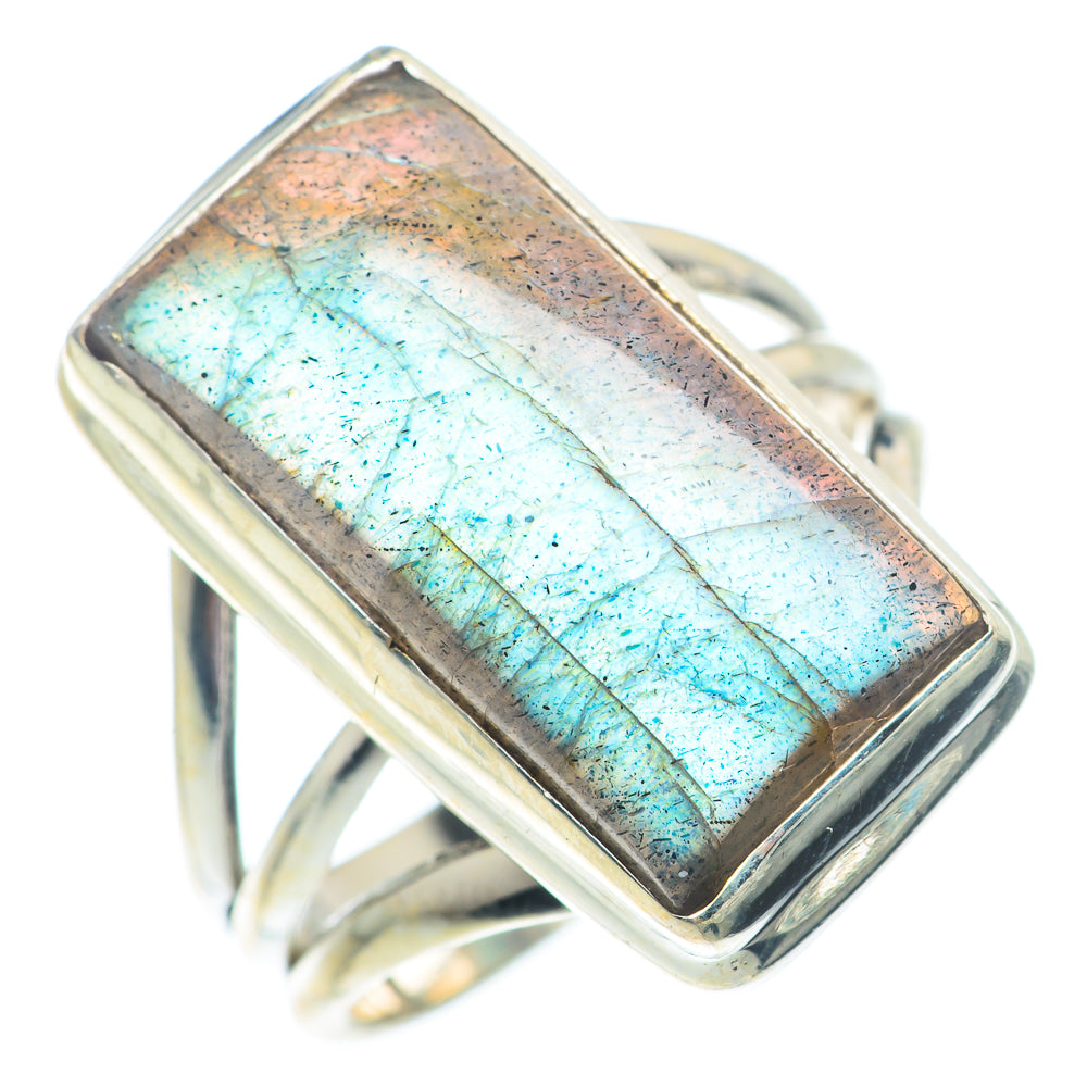Labradorite Rings handcrafted by Anasilvercos - RING73573