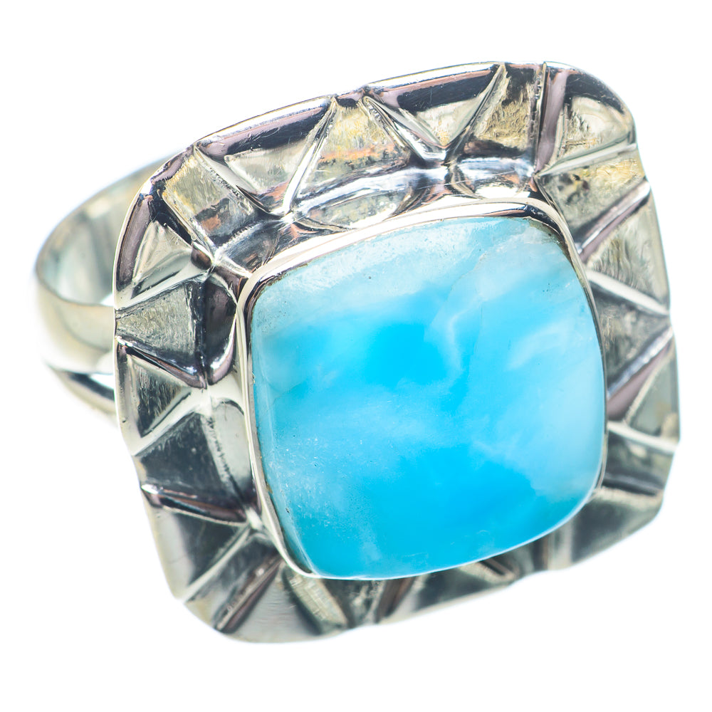 Larimar Rings handcrafted by Anasilvercos - RING73577
