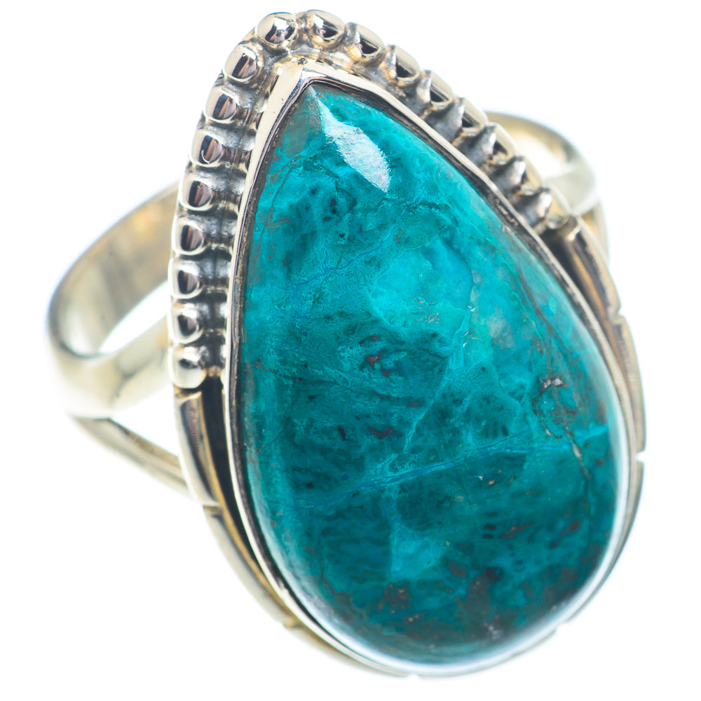 Chrysocolla Rings handcrafted by Anasilvercos - RING73578