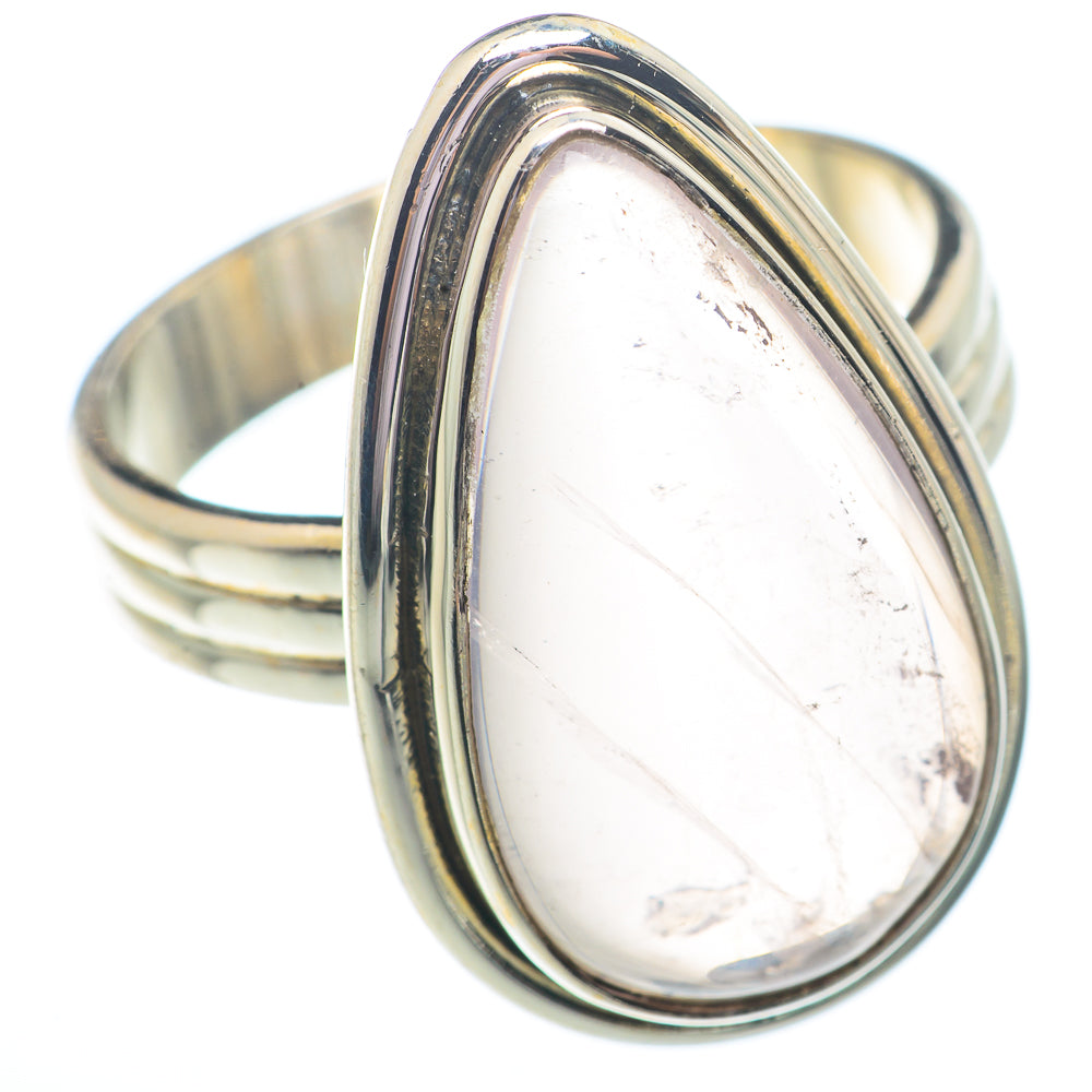 Rose Quartz Rings handcrafted by Anasilvercos - RING73594