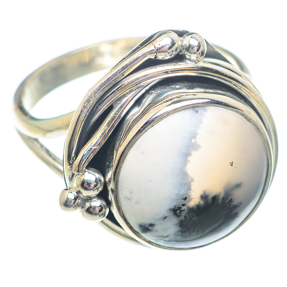 Dendritic Opal Rings handcrafted by Anasilvercos - RING73604
