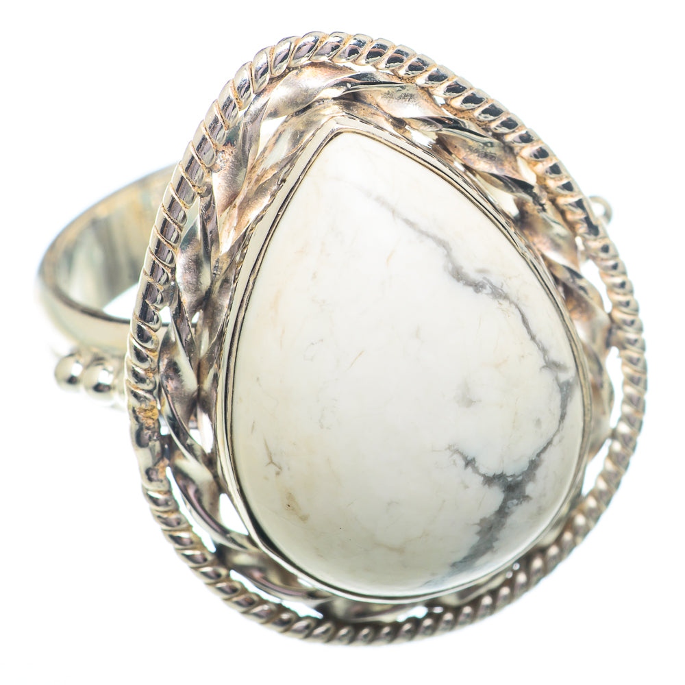 Howlite Rings handcrafted by Anasilvercos - RING73605