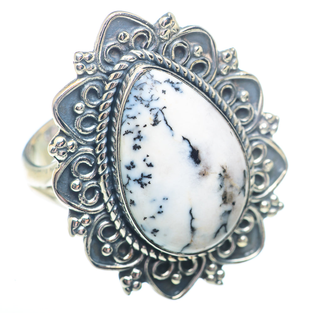 Dendritic Opal Rings handcrafted by Anasilvercos - RING73608