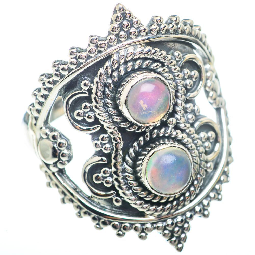 Ethiopian Opal Rings handcrafted by Anasilvercos - RING73612