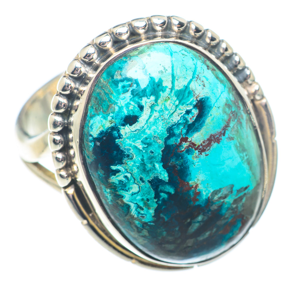 Chrysocolla Rings handcrafted by Anasilvercos - RING73617