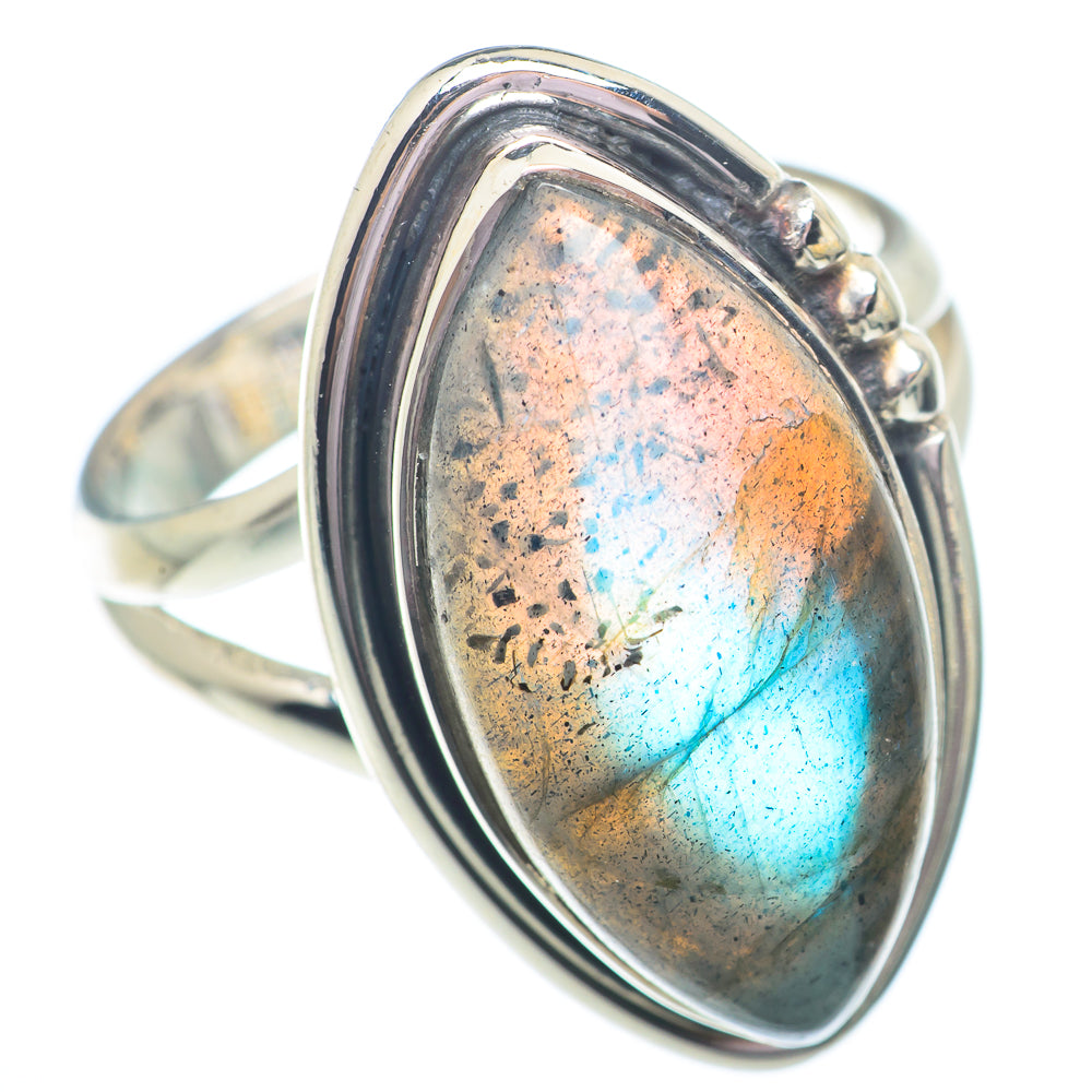 Labradorite Rings handcrafted by Anasilvercos - RING73620