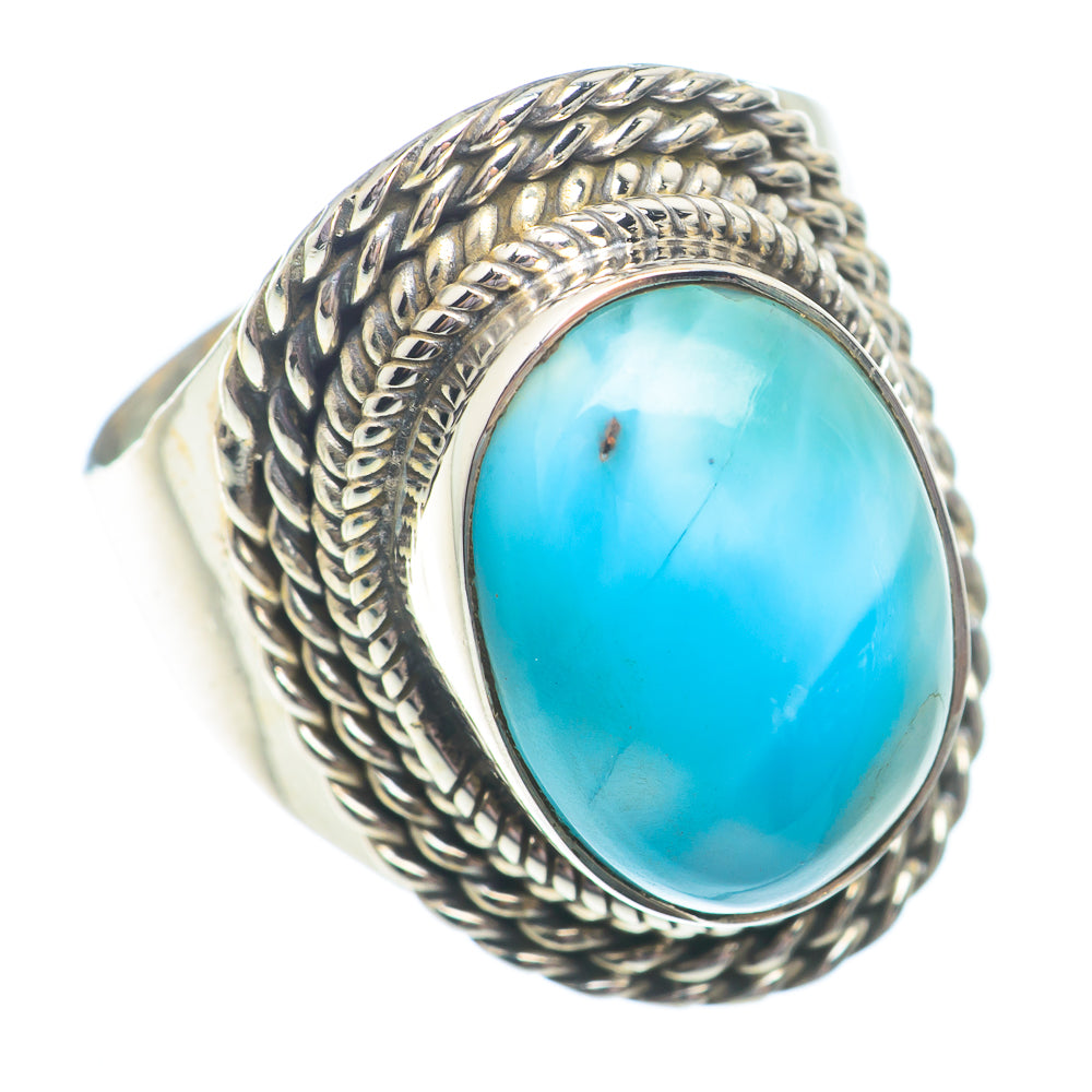 Larimar Rings handcrafted by Anasilvercos - RING73622